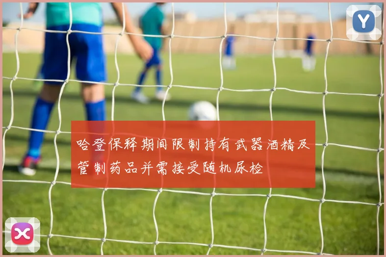 哈登保释期间限制持有武器酒精及管制药品并需接受随机尿检